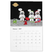 2020 12 Monate Raccoon-Kalender Kalender (Feb 2027)