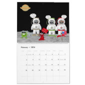 2020 12 Monate Raccoon-Kalender Kalender (Feb 2026)