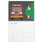 2020 12 Monate Raccoon-Kalender Kalender (Jan 2027)