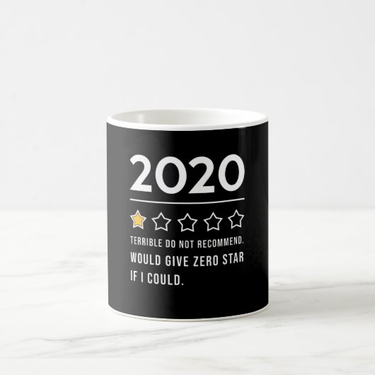 2020 1-Sterne-Bewertung Kaffeetasse (Mittel)