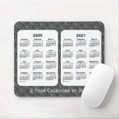2020-2021 Black Diamonds 2 Year Calendar von Janz Mousepad (Mit Mouse)