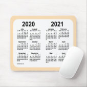 2020-2021 Schuljahrskalender von Janz Wheat Mousepad (Mit Mouse)