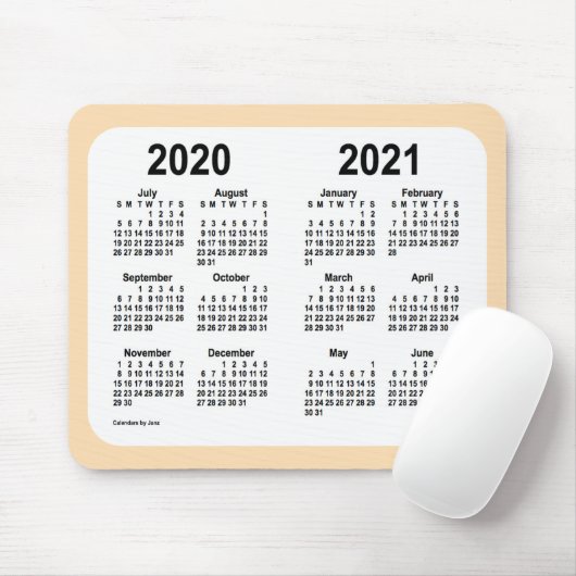2020-2021 Schuljahrskalender von Janz Wheat Mousepad (Mit Mouse)