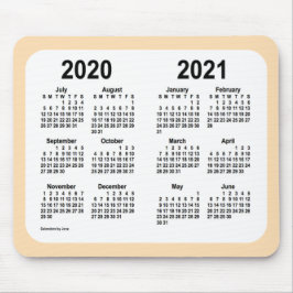 2020-2021 Schuljahrskalender von Janz Wheat Mousepad