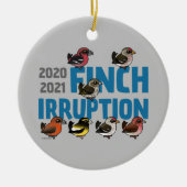 2020-2021 Unterbrechung der Finanzmärkte Keramik Ornament (Vorne)