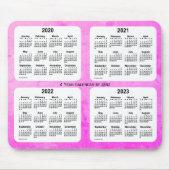 2020-2023 Violet 4 Year Calendar by Janz Faded Mousepad (Vorne)