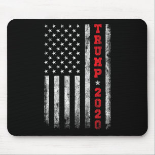 2020 Amerikanische Flagge Vintag Mousepad