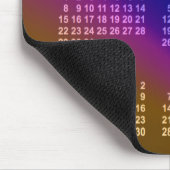 2020 Aurora 6 Monat Kalender von Janz Mousepad (Ecke)