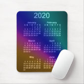 2020 Aurora 6 Monat Kalender von Janz Mousepad (Mit Mouse)