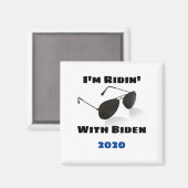 2020 bin ich mit Biden zusammen Magnet (Vorderseite/Rückseite)