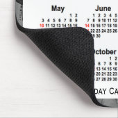 2020 Black Holiday Art Kalender von Janz Mouse Pad Mousepad (Ecke)