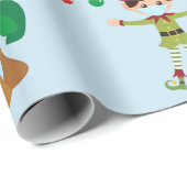2020 Bleibe Niedliche Weihnachtsmaske Geschenkpapier (Rolleneckpunkt)