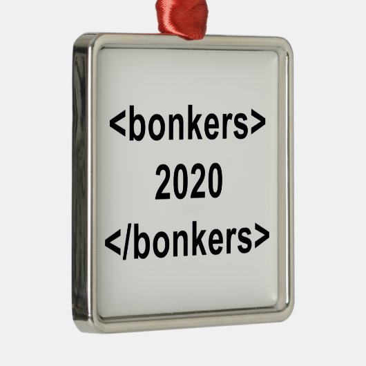2020 Bonkers Ornament Aus Metall (Rechts)
