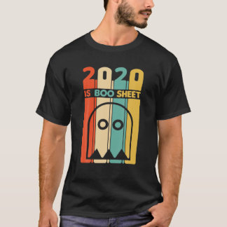 2020 Boo Sheet Vintag Halloween Ghost Kostüm Männe T-Shirt