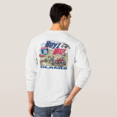 2020 Boyz Trip White Long Sleeve T-Shirt (Schwarz voll)