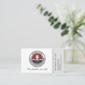 2020 Calendar Logo Company Visitenkarte (Stehend Vorderseite)