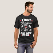 2020 Couple Idea First Christmas With My Hot New T-Shirt (Vorne ganz)