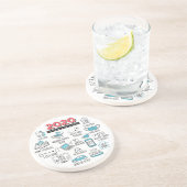 2020 COVID Quarantine Activities Getränkeuntersetzer (Seite)