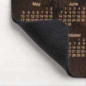 2020 Crazy Quilt Brown Calendar von Janz Mousepad (Ecke)