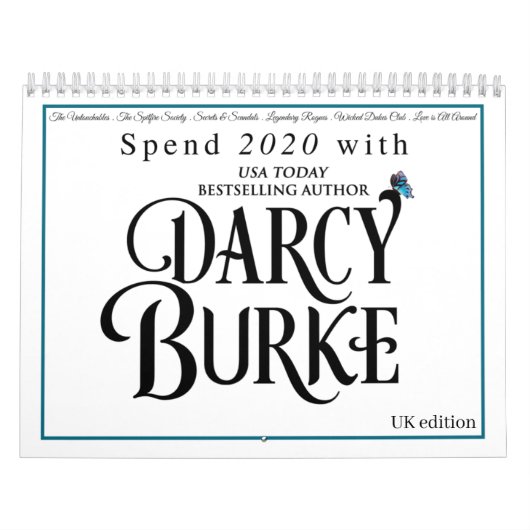 2020 Darcy Burke Historical Romance Calendar - Ver Kalender (Titelbild)