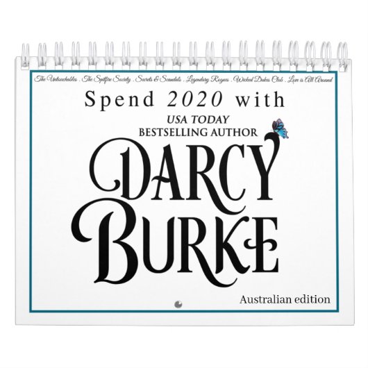 2020 Darcy Burke Historischer Romantikkalender - A Kalender (Titelbild)