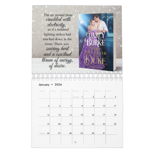2020 Darcy Burke Historischer Romantikkalender - A Kalender (Jan 2026)