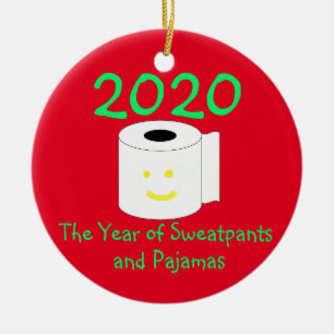 2020 Das Jahr der Schweden und Pajamas Keramik Ornament