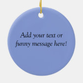 2020 Das Jahr der Toilettenrollen Keramik Ornament (Hinten)