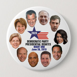 2020 Debatten über das demokratische Party Night Button