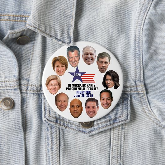 2020 Debatten über das demokratische Party Night O Button (Beispiel)