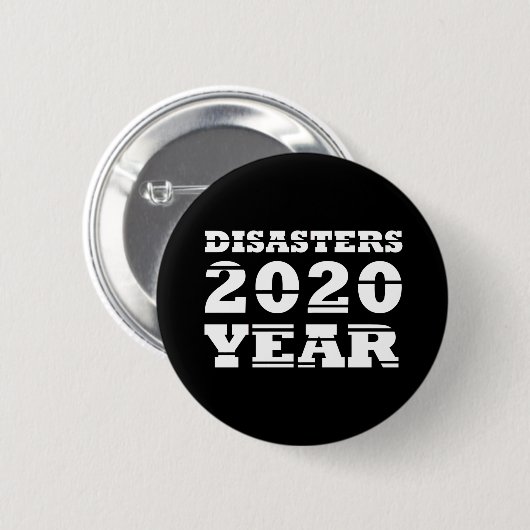 2020 Desaster Jahr Button (Vorne & Hinten)