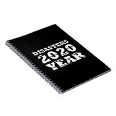 2020 Desaster Jahr Notizblock (Rechte Seite)