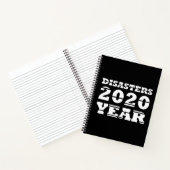 2020 Desaster Jahr Notizblock (Innenseite)