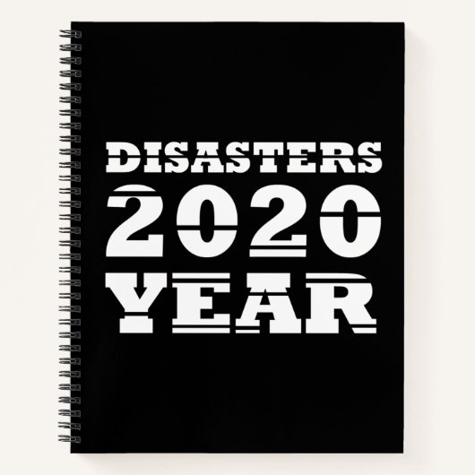 2020 Desaster Jahr Notizblock (Vorderseite)