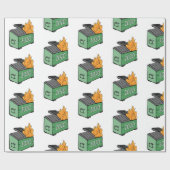 2020 Dumpster Fire Geschenkpapier (Flach)