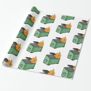 2020 Dumpster Fire Geschenkpapier