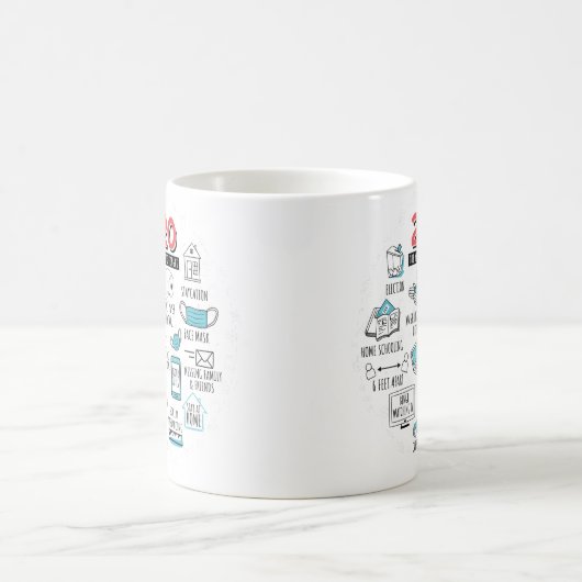 2020 Feierliche Feierlichkeiten Kaffeetasse (Mittel)