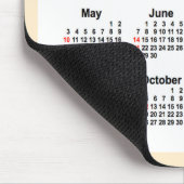 2020 Ferienkalender von Janz Almond Mousepad (Ecke)