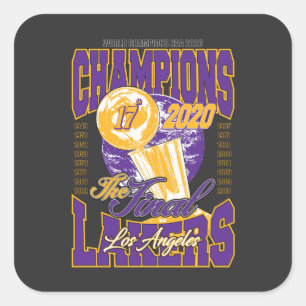 2020 Finale in Los Angeles Quadratischer Aufkleber