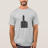 2020 Finger Black T-Shirt (Vorderseite)