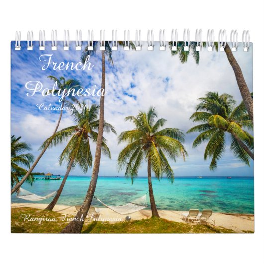 2020 Französische Polynesien-Souvenirkalender Kalender (Titelbild)