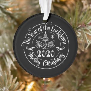 2020 Funny Festive Holiday Foto Weihnachten Ornament