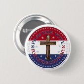 2020 Gebet für Gott und Landkreuz Button (Vorne & Hinten)