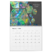 2020 Gemstone Crystal Rock Muster Design Kalender (Feb 2026)