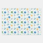 2020 Gesichtsmaske Covid Quarantine Muster Geschenkpapier Set (Vorderseite 2)