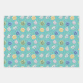 2020 Gesichtsmaske Covid Quarantine Muster Geschenkpapier Set (Vorderseite)