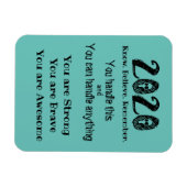 2020 glauben Sie an sich Magnet (Horizontal)