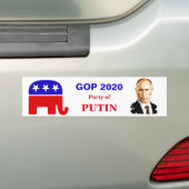2020 GOP "PARTY OF PUTIN" AUTOAUFKLEBER (Auf Auto)