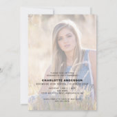 2020 Grad | 2 Einladung zur Foto - Graduiertengrup (Rückseite)