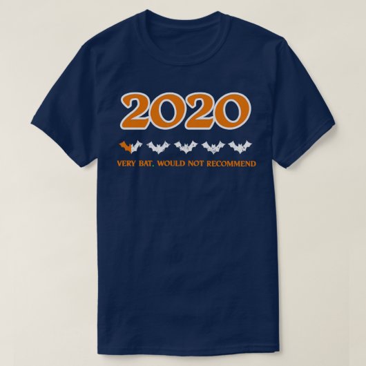2020 Halloween Sehr Bat T-Shirt (Design vorne)